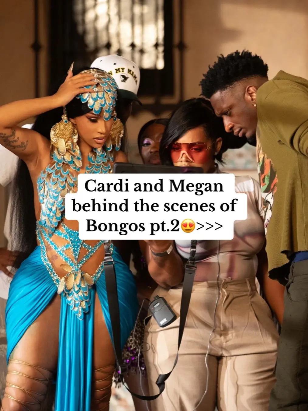 The music video was EVERYTHING! #CardiB #cardi #megantheestallion #Megan #bongos #fyp 