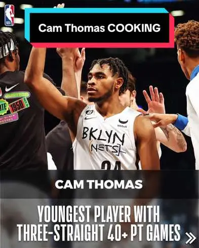 Legendary 3-game streak #camthomas #NBA #basketball 