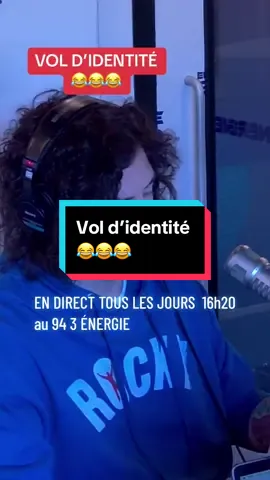VOL D’IDENTITÉ EPIC  😂😂😂 #prankcall #Prank #coup #Radio #quebec #drole #Humour #hilarant  #montreal #energie #pourtoi  #Foryou #Blagues #blague #NRJ  #insolence #fyp #qc #podcastqc #quebectok #tiktokquebec #coupautelephone 