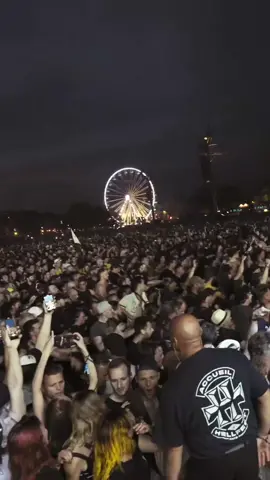Giant Circle Pit🤘🏼 #lambofgod #circlepit #wallwithmeinhell #metalhead #moshpit 
