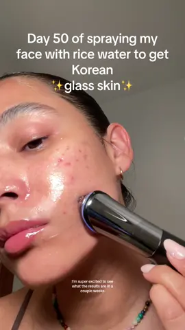 Thank you for being here with me on this journey💗🫶🏽🥰 #ricewaterspray #ricewaterskin #skincarejourney #ricewaterforskincare 