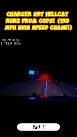Charger SRT Hellcat Runs From Cops! (150 MPH HIGH SPEED CHASE!) part 1  #policeofficer #pursuit #copusa #policeactivity #copstvshow #copsoftiktok #trending #foryoupage #fbyyy