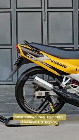 𝗧𝘆𝗽𝗲 : Satria Lumba Kuning Hitam 2002 - Like New | Full Upgrade  𝗢𝗿𝗶𝗴𝗶𝗻 : Japan 🇯🇵 𝗙𝗼𝘂𝗻𝗱𝗲𝗱 : 2002 𝗗𝗲𝘀𝗶𝗴𝗻 : by @yr2stroke • •  • Spesifikasi : [ ] Tahun 2002 [ ] Asli Kuning Hitam [ ] Plat AD > Sukoharjo (Jawa Tengah) [ ] Pajek On [ ] Plat s.d 2027 [ ] STNK, BPKB (Lulus Cumlaude) [ ] No. Mesin / Rangka Akur [ ] Body All Original SGP Repaint High Detailing  [ ] Stripping Baru [ ] Mika Lampu-Lampu Original KGD [ ] OS 100 [ ] Kabel Body Ori  [ ] Knalpot AHM Malaysia Original (Baru) [ ] Kelistrikan Normal Semua [ ] Indikator On Semua [ ] Pengapian Original [ ] Holder Kiri Kanan Ori [ ] Tali Kopling dan Gas Ori [ ] Shock Belakang Original Rebound [ ] GearSet SSS [ ] Velg GP Wheel > Baru [ ] Speedometer Original [ ] Ban D/B Corsa R46 Soft Compound 90/80 [ ] Piringan Depan JFK Floating 300mm > Baru [ ] Kaliper Depan Nissin Samuray 2Piston - Baru [ ] Selang Rem TDR > Baru Kaki-kaki full Resto Original Parts (Siap Tarung) Sparepart overall baru dan Original SGP Mesin Alus Harga : 29.5 JT *Nego Lokasi : Solo, Jawa Tengah Luar kota siap bantu kirim WA : 0822-7741-7496  http://wa.me/6282277417496 #YR2STROKE IG/Tiktok : @YR2STROKE   #satria2tak #satriahiu #jualsatria2tak #jualsatriahiusolo #satriahiuoriginal #jualmotor2tak #yr2stroke 