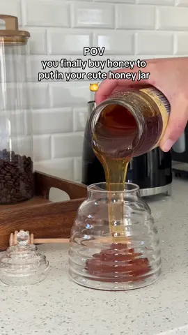 FUN FACT:💡WHY USE A WOODEN SPOON FOR HONEY? While there’s no major harm in using metal spoons with honey, wooden or plastic spoons are recommended for the following reasons: 🍯 Wood is said to have antibacterial properties which helps protect the honey  🍯 To avoid possible corrosion of metal as honey is mostly acidic and acid reacts with most metal 🍯 The reaction of metal with honey changes flavour of honey and may transfer metal substances, which is undesirable 🍯 This reaction would also neutralise the ion charges from honey, which may reduce its health benefits. Negative ions in honey helps balance out positive charges in the body to treat conditions like anxiety, stress, asthma and allergies  source: Written By Al Asal https://www.alasalhoney.com/blog-1/Blog%20Post%20Title%20One-hg94g #funfact #honey #honeyjar #mrpricehome #fyp #pov #kitchendecor #decor 