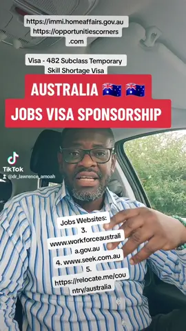 How to find jobs with Visa Sponsorship in Australia #? #drlawrenceamoah #australia #uk #newzealand #unitedkingdom #sydney #sydneyaustralia #sydneysweeney #kiwi #england #london #usa #canada #canada_life🇨🇦 #canada🇨🇦 #europe #fyp #fypシ #foryou #foryoupage #duet #work #job #overseas #pakistan #india #phillipines #asian #asia #greenscreen #followers➕ #follower #nigeriantiktok🇳🇬 #ghanatiktok🇬🇭 #mine #mining #aussie #aussiethings #aussielife #aussietok #aussiesdoingthings 