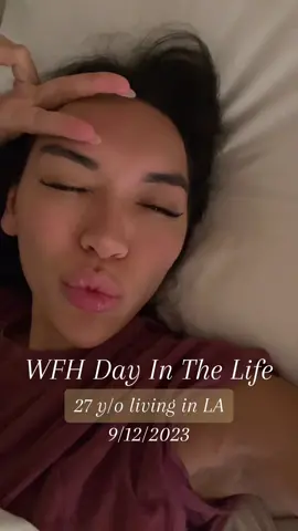 WFH day in the life of a 27 y/o living in Los Angeles 🤍✨ #dayinmylife #wfh #livinginla #dayinthelife #wfhlife 