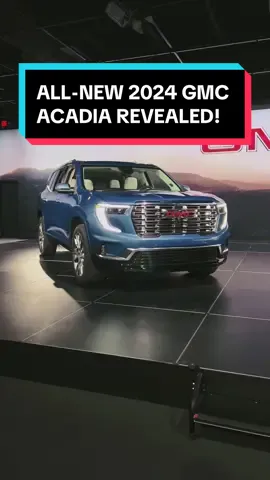 2024 GMC Acadia revealed with major updates! What do you think? #gmc #chevy #gmcacadia #suv #luxurycar #cartok #carsoftiktok #cars #newcars #fyp