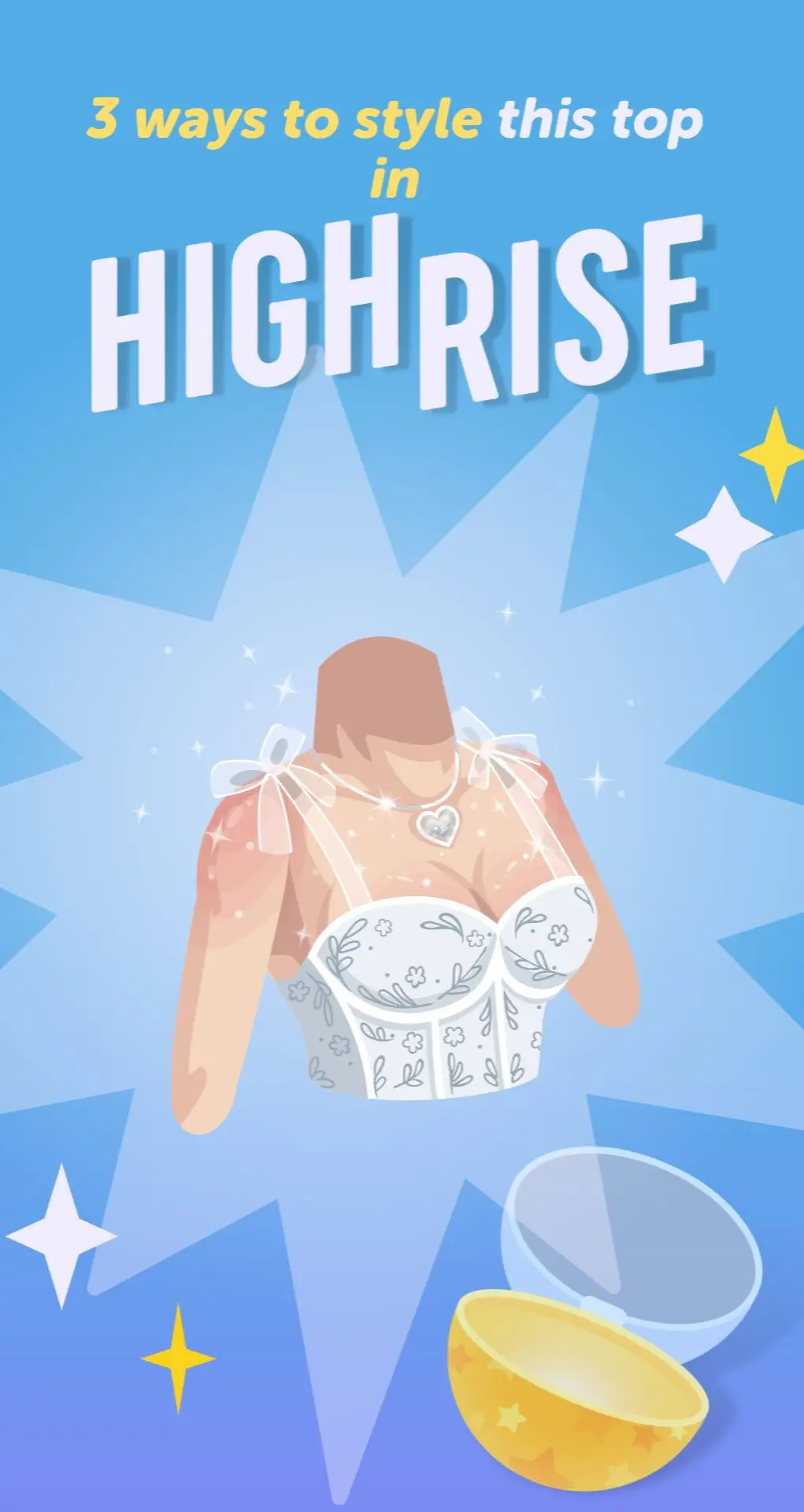 Our fav top ever 💕 style it in so many differebt ways! #highrise #highriseapp #highrisemetaverse 