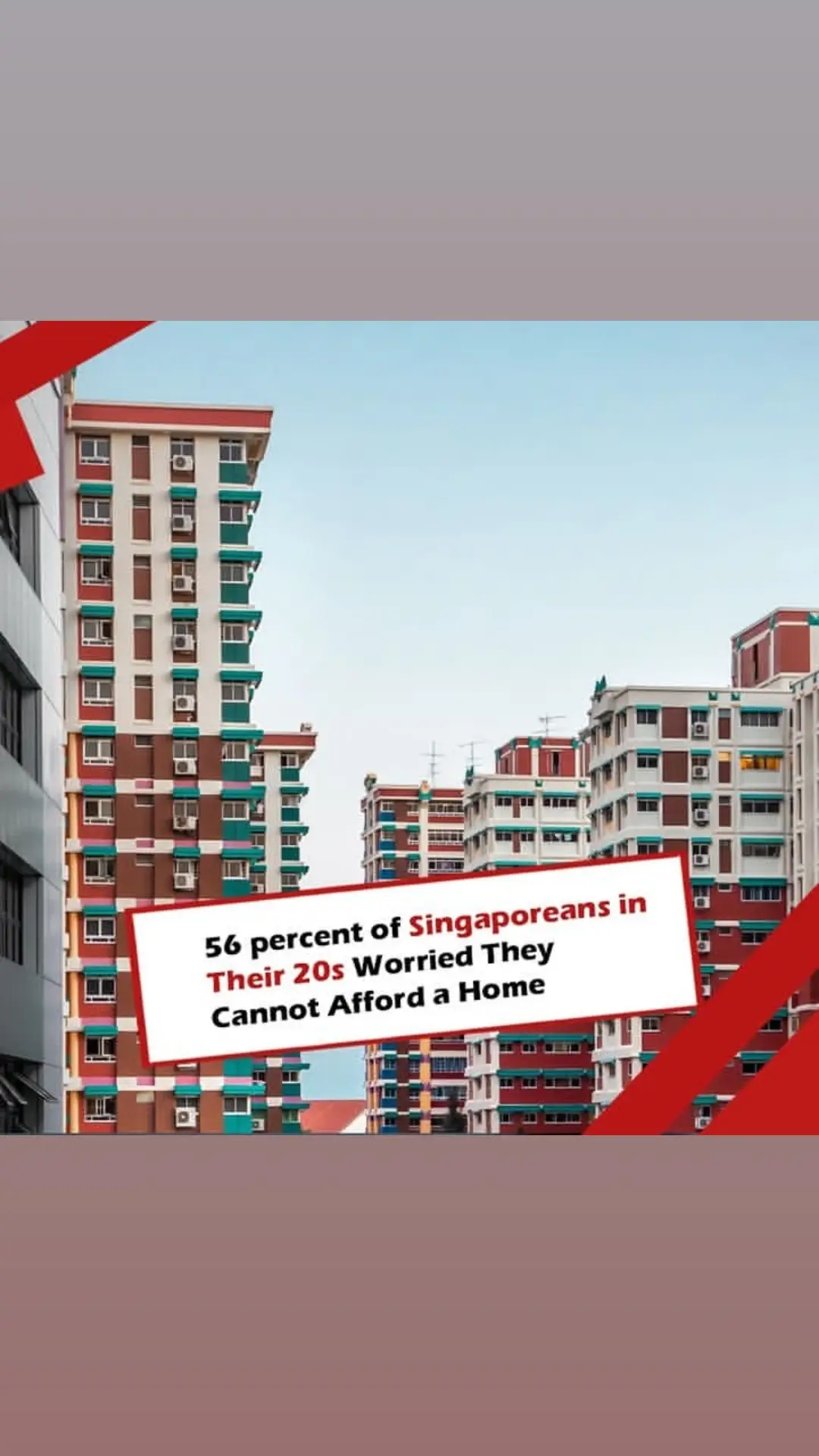 According to an annual wellness survey by OCBC, 56 percent of Singaporeans who are in their 20s are worried that they cannot afford a home. Overall, the poll found that 38 percent of Singaporeans are worried that they cannot afford a home. Another worrying trend uncovered related to those saddled with housing loans. 40 percent of Singaporeans are worried that they will not be able to pay their monthly instalments for their mortgage. This figure is the highest in 4 years, surpassing even the Covid-19 pandemic years of 2020 to 2022. The figure could be even higher now, seeing how interest rates have spiked after the survey was completed. At the time of the survey, the 3M Singapore Overnight Rate Average (SORA) was 1.27 percent.  As of 8 Sep, that rate has gone up to 3.69 percent. More: https://redwiretimes.com Follow us! https://facebook.com/redwiresg https://instagram.com/redwiresg #singapore #costofliving #hdb #bto #sgviral #tiktoksg 