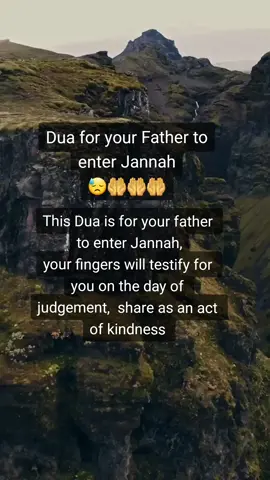 Dua for your father, please share to gain good deeds🤲🤲🤲 #islamicremindersdaily #islamic_video #foryou #foryoupage 