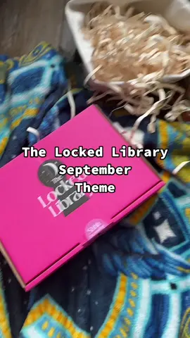 The Locked Library September Theme, Back to School! #thelockedlibrary #harpervoyageruk #harpervoyager #BookTok #book #subscriptionbox #bookboxunboxing 