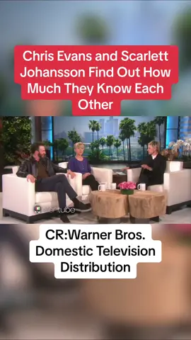 Johansson Find Out How Much They Know Each Other #marvel #marveltok #mcu #avengers #marvelinterviews #scarlettjohansson #chrisevans 