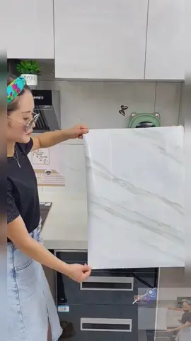Marble kitchen decorate wallpaper#goodthing #fyp #foryou #tiktokshop #happyday#wallpaper