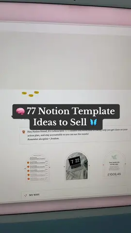 Hey! Do you want to sell Notion Templates but have no idea where to start? Everthing starts with an idea, what do you feel excited to create? Who do you want to help? #notionseller #sellnotiontemplate #notiontemplateshop #notiontemplateideas 