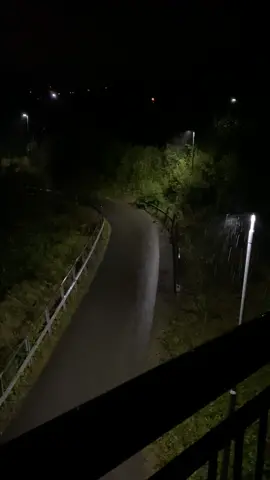 walking alone at night