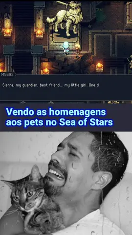 Durante o Kickstarter do Sea of Stars, era possível apoiar o projeto com um certo $$ para ter uma homenagem a alguém querido dentro da cripta do jogo. Claro que muitas pessoas aproveitaram a oportunidade para homenagear seus pets que faleceram, e resultado é um dos momentos mais bonitos e agridoces já vistos num jogo ♥️💔.  #seaofstars #videogames #games #gamepass #playstation #gamesbr #jrpg #gamesontiktok #videojogos