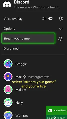 you can now stream your gameplay straight from your @Xbox to Discord