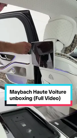 Unwrapping the 1 of 150 Haute Voiture Maybach S 680 🤩 (Full Video) #ASMR #Maybach #unboxing 