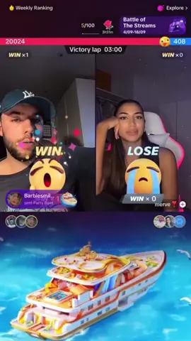 Big love to @Barbiesmileey for sending me the biggest gift i’ve ever recieve so far on tik tok, the party boat is a beautiful gift 🛥️❤️ #tiktoklive #partyboat #fyp 