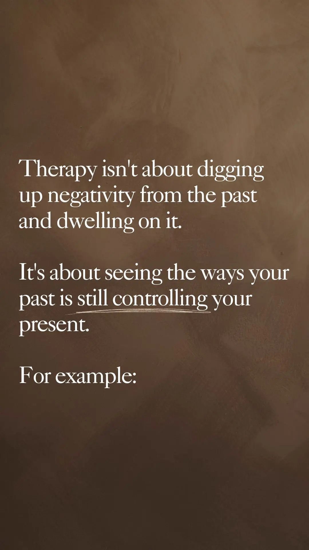 In my clinical practice, I often encounter this question: Why revisit the painful chapters of our past? The answer isn't about harboring old resentments or focusing on the negative, but rather addressing the remnants of the past that continue to permeate our present lives. It's not uncommon to be grappling with issues like sleep disturbances, heightened anxiety, or unexplained anger. These could potentially be emanations of unresolved conflicts or experiences from the past. Despite earnest attempts to suppress these, they stubbornly persist, causing friction in personal relationships and hindering progress. This brings us to the significance of addressing the past. Therapy, discussions, or personal reflections can serve as pathways to unearth the underlying causes of present dysfunctional behaviors. Acknowledging these elements doesn't mean dwelling in negativity, but rather fostering an environment for potential healing and growth.  I invite you to engage in this discussion: Have there been instances where understanding your past has paved a way for personal healing or development? Share your experiences and thoughts in the comments below. #UnderstandingThePast #PersonalGrowth #CommunityDiscussion #matthiasjbarker 