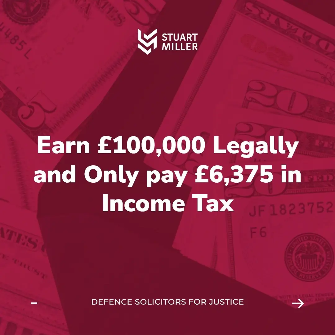 It is possible to pay less than £6,500 in taxes per YEAR, while earning over £100,000 per annum. Follow these guidelines to avoid losing most of your money to the taxman - all while legally keeping your money in your bank account, where it belongs.  Follow us for more tips on saving your money.  NOTE: This post is not an A-Z guide on all tax-saving scenarios. It is. Helpful top those who work illegally; they can legally save on taxes.  A ckmpetent tax advisor’s advice should be sought. Please call an accountant for clarification and a discussion that pertains to your unique financial situation.  This post relared to INCOME tax, which is owed by the person, not on CORPORATION tax which is the company’s responsibility. With this post in particular, a few assumptions have been made, namely:  - that you dont jave any other source of income. - you are not dealing with any IR35 issues. - your company is profitable.  - you are legally compliant with statutory and fiduciary obligations placed on the directors.  #uklaw #law #explorepage #explore #foryoupage #fyp #solicitors #lawyers #defencelaw #criminallaw #taxlaw #taxes #moneysavingtips #savemoney #financetips #financialtips #tipstosavemoney #taxtips #carousel #trending #stuartmillersolicitors 