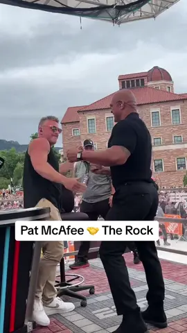 #TheRock is HERE 🔥 @Pat McAfee Show Clips @The Rock #patmcafee 