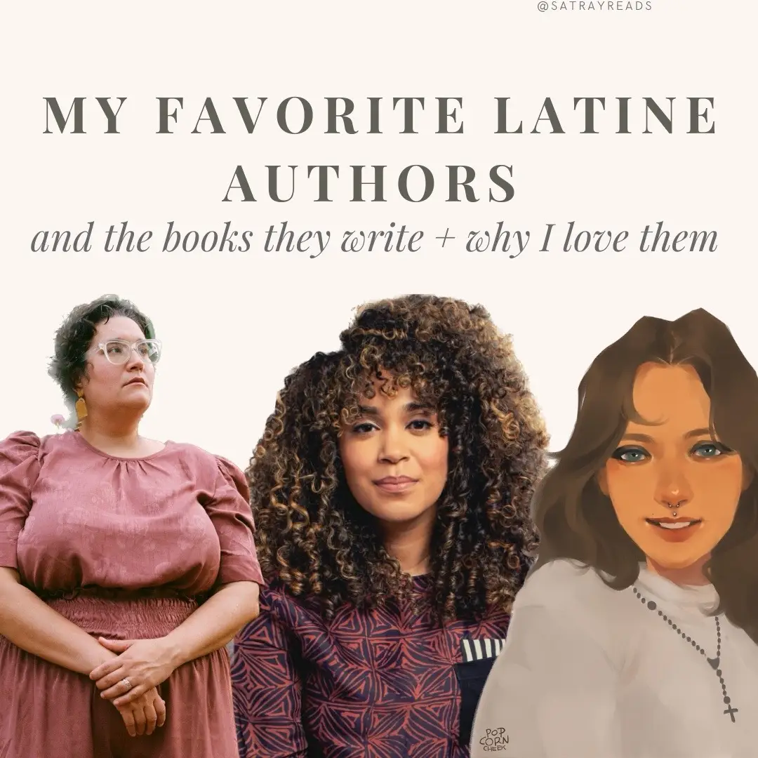 im proud of these graphics and adore these authors so wanted to share here. my bookstagram saw it first. follow me thereee #satrayreads #booktokfyp #authorsilove #freydismoon #elizabethacevedo #carmenmariamachado #silviamorenogarcia #aidenthomas #hispanicheritagemonth #diversifyyourbookshelves 