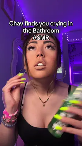 Asmr chav finds you crying in the bathroom #asmr #britishasmr #chavasmr #asmrroleplay #chav 