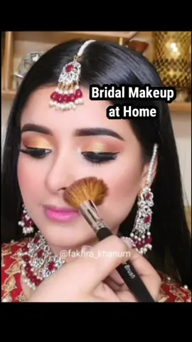 Bridal Makeup at Home  #foryoupage  #viralvideos  #trendingvideos  #beautytips  #beautytips  #inspiredmakeup  #bridalmakeupathomebyown 