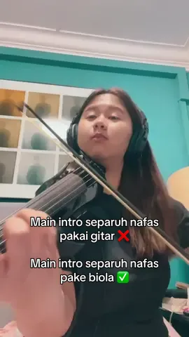 Konon katanya kalo gitaris main lagu ini jadi guanteng banget. kalo pake biola jadi tambah ganteng gak ya? 🤔🤘🏻 #fypdongggggggg #fyp #tiktokindo #viral #tiktokindonesia #separuhnafas #dewa19 #violincover #electricviolin #rock #indonesia #coverlagu #musikindonesia 