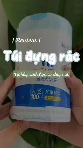 Túi đựng rác tự huỷ sinh học có dây rút tiện lợi Minaier. Xách đi vứt không lo bẩn tay nữa nè mí bà ơi 🥰#tuidungrac #tuidungraccoquairut #tuidungractuhuysinhhoc #tuidungracminaier #tuidungraccodayrut #tuidungracsinhhoc #dondepnhabep #dungcunhabep 