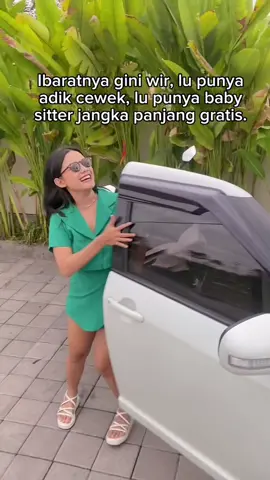 Ibaratnya gini wir, lu punya adik cewek, lu punya baby sitter jangka panjang gratis apalagi kalo adiknya banyak #fyp #ibaratnyaginiwir #jointhetrend #adikcewe 