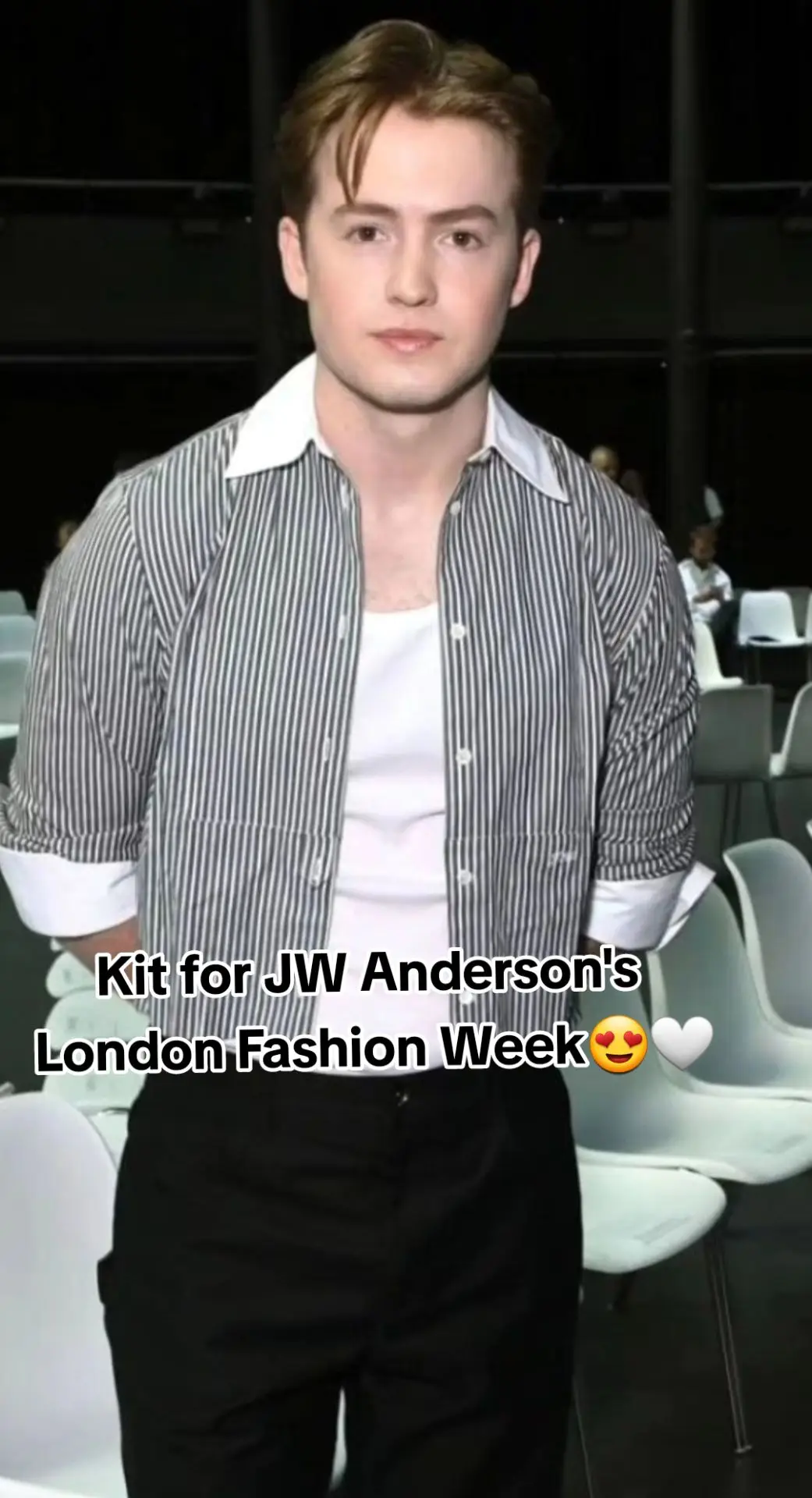 JW Anderson Fashion Week #foryoupage #foryou #fyp #KITCONNOR #heartstopper #heartstopperseason2 #nicknelson #charliespring #nickandcharlie #nickandcharlieedit #kitconnoredit #@KITCONNOR 