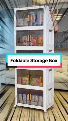 Wow,storage box boleh lipat!!Jimat ruang rumah&cantik!#storagebox#foldable#tidy#clean#tts#fyp#viral