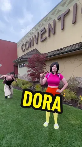 Dora the Explorer wandered into the wrong universe… #doratheexplorer #jujutsukaisen #tojifushiguro 