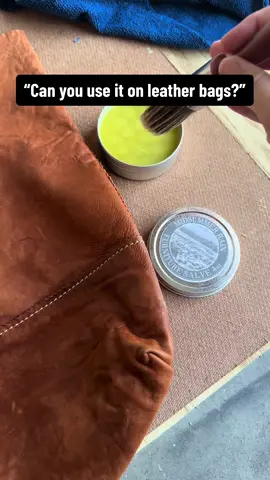 One of our most popular questions: “Can you use ‘Furniture Salve’ on leather bags?” - the answer is YES! Bags, boots, car interior, etc. The only leather types to avoid are suede and aniline because this product is oil based. Find “Furniture Salve” on our website carolinafurniturecollective.com #fyp #leather #CleanTok #leatherfix 