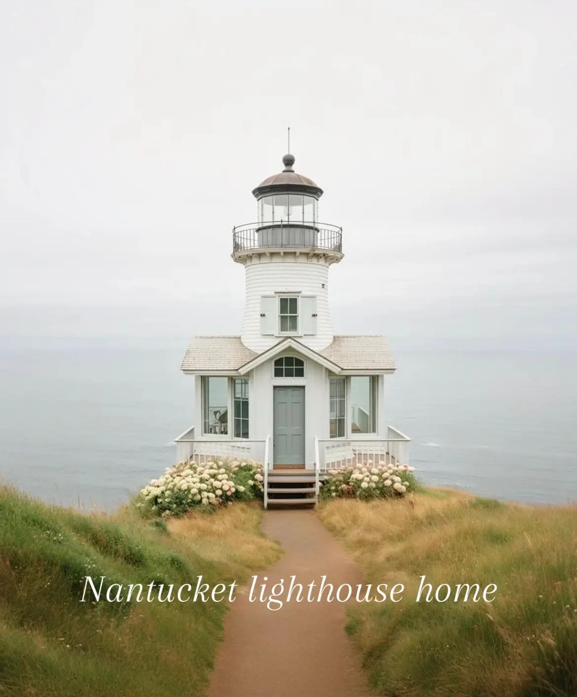 Beautiful beachside Nantucket home. Would you live in a refurbished lighthouse!? #nantucket #eastcoast #cape #hamptons #nyc #luxury #housefinds 