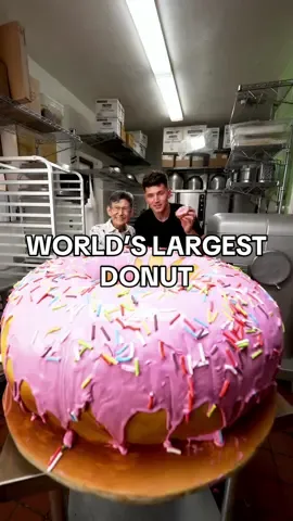 World’s Largest Donut #donut #guinnessworldrecords @Lynja @Guinness World Records 