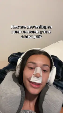 hahha fr they knock me OUT #rhinoplasty #rhinoplastybeforeandafter #rhinoplastyrecovery #nosejobcheck #nosejob 