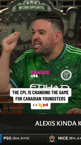 THE CPL IS CHANGING THE GAME FOR CANADIAN YOUNGSTERS 👀👏🇨🇦 #TheCanadianPath | #MapleAthletes  #canadianpremierleague #cpl #canadasoccer  (via @CBS Sports Golazo)