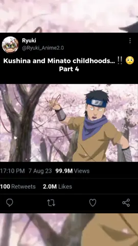 ⚠️ FAKESITUATION ⚠️Part 4| Kushina and Minato childhoods‼️😳#foryou #fyp #viral #Anime #animeedit  #naruto #narutoshippuden #minato #kushina 