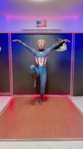 癖が強すぎキャプテンアメリがヤバすぎる‼︎ Captain America is too stubborn🇺🇸 #内山さん #uchiyamasan 