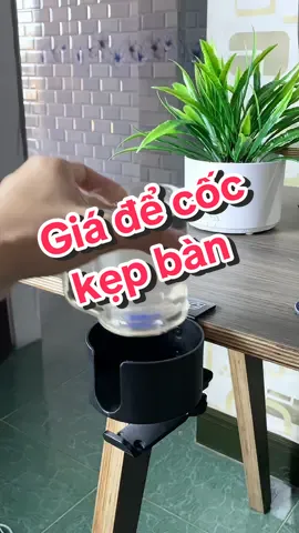 Giá để cốc kẹp bàn tiện lợi #thinhthothan #giadocockepban #hyperworks #desksetup #muataitiktokshop 