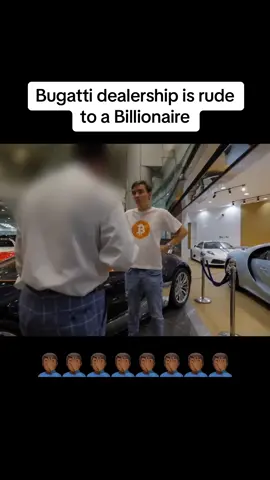 “He wasnt going to but anyway” 🥱🥱🥱 #bugatti #bugattidealership #rude #billionaire #fyp #viral #viralvideo #foryou 