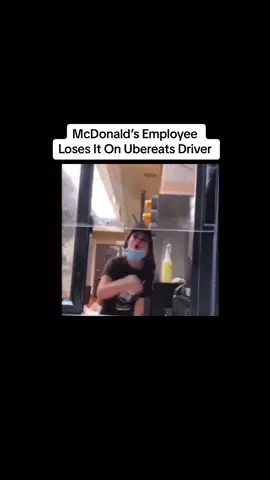McDonald’s Employee Loses It On Ubereats Driver #fyp #foryou #foryoupage #uber #ubereats #doordash #lyft #taxi #taxidriver #uberdriver #dashcam #fypシ 