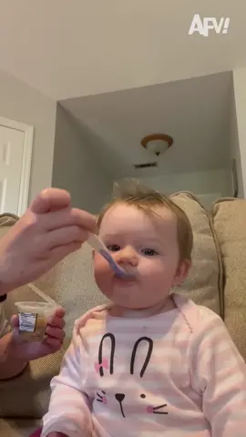 Something tells me she's hungry 😅 #afv #baby #parenting #family