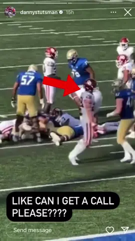 Flop or fair?! 🤣🤣 (via dannytutsman/IG) #funny #CollegeFootball #flop #football