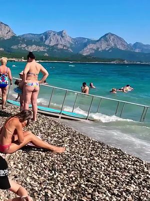 🇹🇷The Unique Beauty of Kemer Beach 🏖️🌴