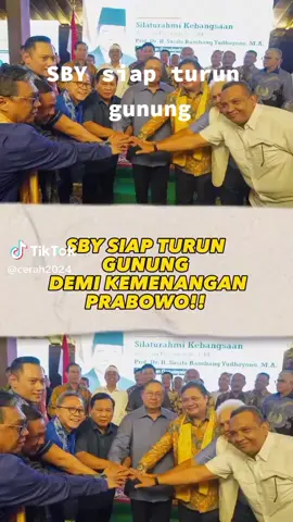 resmi partai Demokrat gabung koalisi Indonesia Maju dan Pak SBY siap turun gunung untuk memenangkan Pak Prabowo di Pilpres 2024#2024prabowopresiden #prabowosubianto #AHY #GERINDRA #DEMOKRAT #pilpres2024 