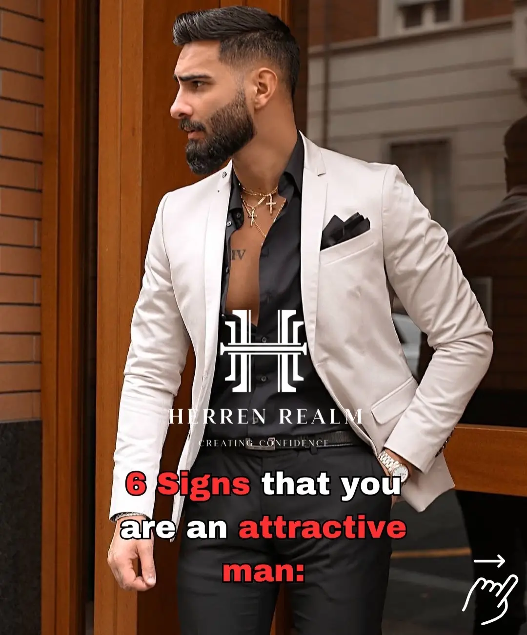 #selfimprovement #attractiveness #signs  #men #masculinity 